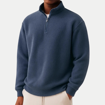 Essential™ | Strickpullover mit Quarter-Zip